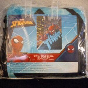 Marvel Spiderman Twin size Raschel Blanket